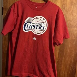 Adidas Los Angeles Clippers Red‎ T-Shirt
